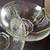Vintage Clear Glass Chip and Dip Bowl 3 piece set with bracket 10 thumbnail