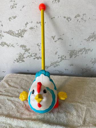 Fisher Price Chicken Push Toy 1