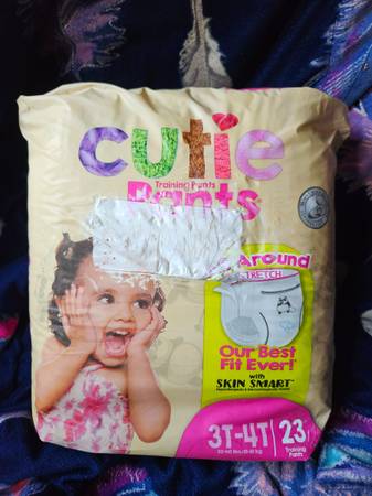 Cute Pants Training Pull Ups Size 3T 4T New Package Of 23 Pull Ups 1