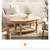 Sutherlin 42" Natural Oval Wood Coffee Table Accent Table Brand New 3 thumbnail