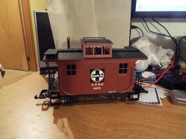Bachmann G scale Santa Fe. Bobber Caboose $25 1