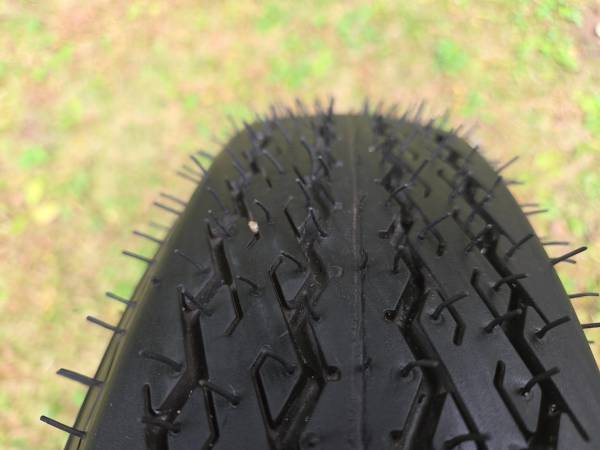 Trailer tire & wheel 1