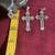 2 Vintage Mexican Sterling Silver Mexican Cross Pendants 4 thumbnail