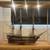 Model Vintage   - 1765 HMS Victory 46"L x 37"H  Custom Acrylic Case 3 thumbnail