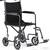 Durable Folding Steel Transport Wheelchair with Swing-Away Footrests 1 thumbnail