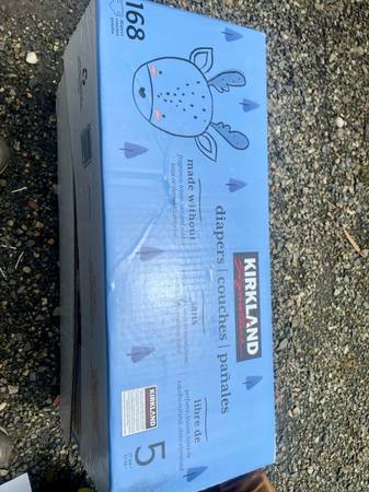 Kirkland Signature Diapers, Size 5, 168 Count 1