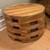 Natural Wood Drum Coffee Table 3 thumbnail