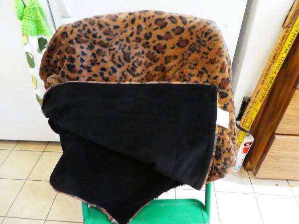 City Safari Leopard Print Throw 1