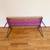 Woven Bench with Metal Hairpin Legs 3 thumbnail