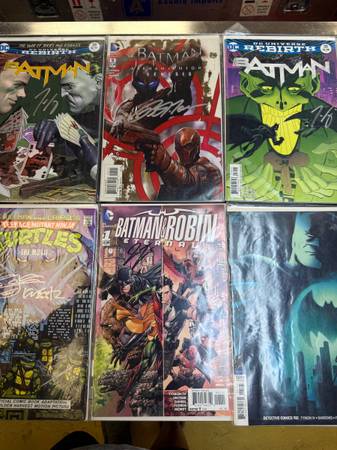 Comic books (autographed) 1
