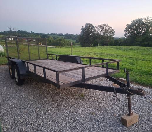 16'x76" Utility Trailer 1