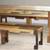 Pallet table and 2 benches- Multiple available 2 thumbnail