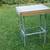 outdoor table with pipe legs  very sturdy 21 by 27 by 31 tall 1 thumbnail