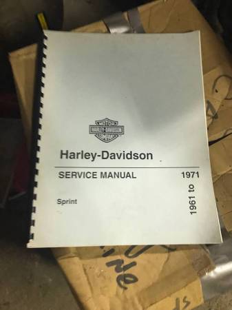 Harley-Davidson Service Manual 1961-1971 Sprint 1