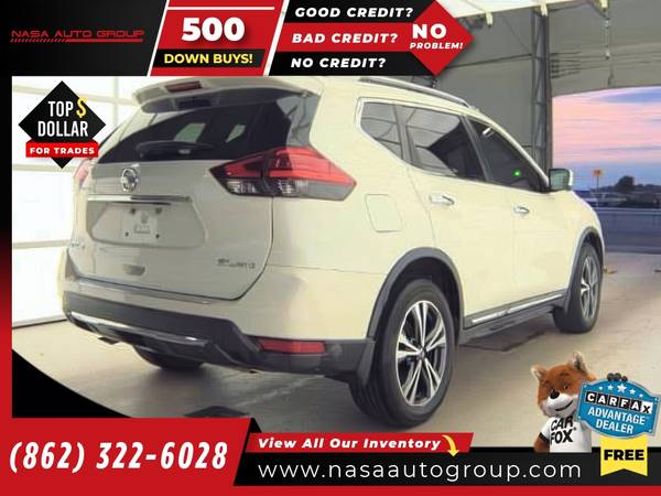 2017 Nissan Rogue AWD SV - $6,995 (The price in this ad is the down payment)63441314881923124