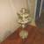 c.1890 Antique Victorian Brass Oil / Kerosene Lamp, elephant legs 3 thumbnail