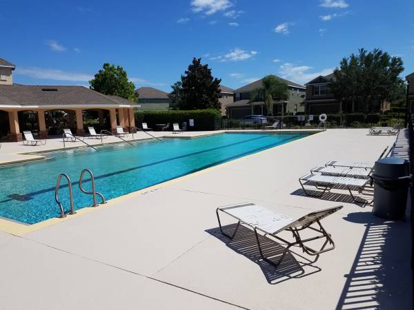 Pool deck resurfacing    texture/stains/epoxy/repairs/ paint 1