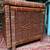1970s Pair of Vintage Rattan Box Chests w/brass: opens front or top 14 thumbnail