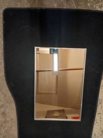 2 Different size wall mirrors 1