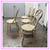 Matthew Izzo Home Faux Bois Outdoor Garden Chairs, Set Of Four 4 thumbnail