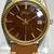 Mido Automatic Vintage ETA 2872 Chocolate Dial Gold Fluted Bezel Date 3 thumbnail