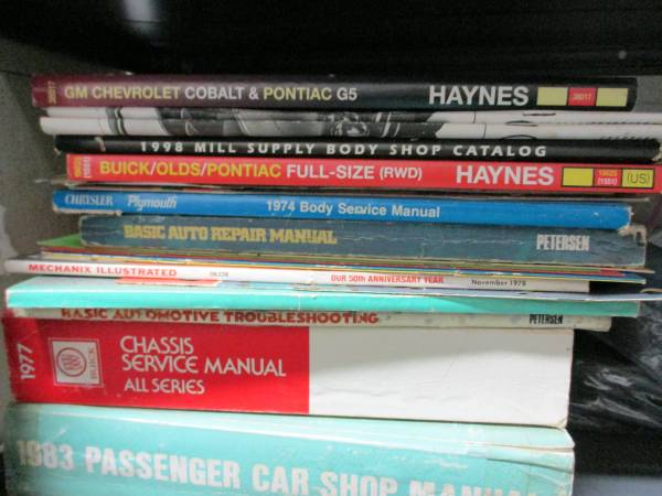 CAR TRUCK AUTOMOBILE AUTO REPAIR MANUALS - INDIV. PRICES 1
