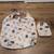 Chinese lucky cat folding tote bag, 14"x14"x4" 1 thumbnail