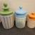 Extremely Rare - Jonathan Adler Happy Home Sweet Shoppe 3 Canister Set 2 thumbnail