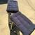 2 black wood 24" bar stools with cushions 2 thumbnail