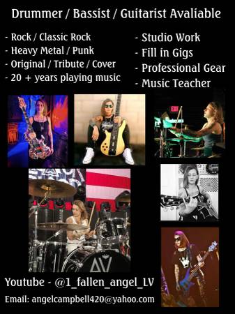 Multi-instrumentalist Musician!! Looking for bands!! (Las Vegas)63907299228419120