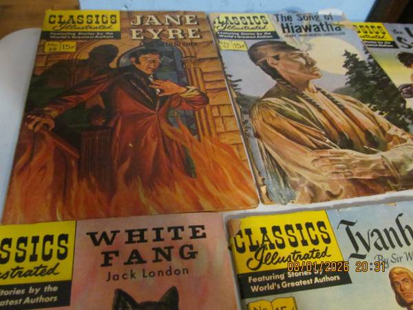 49 Illustrated classic comic books from 1950's 1