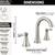 Delta Esato Spotshield Brushed Nickel Widespread WaterSense Faucet NEW 3 thumbnail