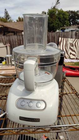 Classic KitchenAid 7-Cup Food Processor - White - Tested & Working 1