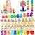 Wooden Learning Puzzles Sorter Toy for Toddlers 1-3 Stacking Toy (Safa 1 thumbnail