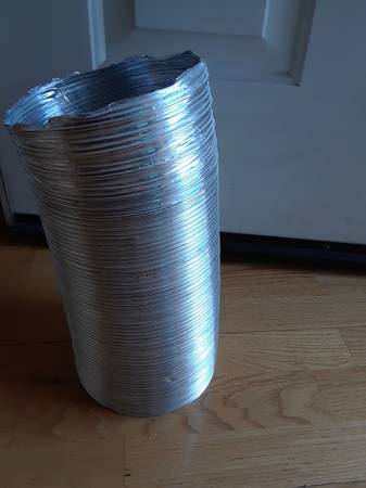 6" x 5ft semi-rigid flexible aluminum duct 1