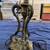 GORGEOUS ELEGANT ANTIQUE BRASS LAMP 8 thumbnail