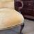 Queen Anne Style Nailhead Trim Beige Cream Armchair Accent Chair 3 thumbnail