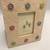 BUTTON   FRAME / 6" X 5" (frame size)  2 1/2" X 3 1/2" PICTURE 3 thumbnail