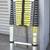 Telescopic Aluminum Extension Step Ladder Max 300lbs Inspection 12.5' 1 thumbnail