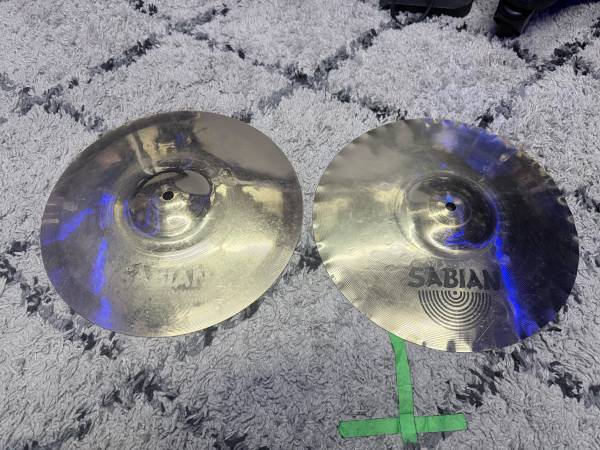 13” Sabian AAX X-celerator Hats 1