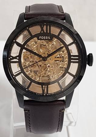Fossil Men's Townsman Automatic Stainless Steel and Two-Hand Skeleton 1