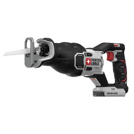 PORTER-CABLE 20V Cordless Brushless Reciprocating Saw, Bare Tool 1