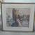 Etching: Antique Lge Framed French Village Scene signed/titled 1 thumbnail