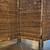 3 Panel Room Divider, Brown Wash, 57.5” x 70.1” Hand Woven Abaca Parti 6 thumbnail