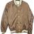West Wind, Vintage Men's Bomber Jacket, Brown/Gold, (Size Small) 1 thumbnail