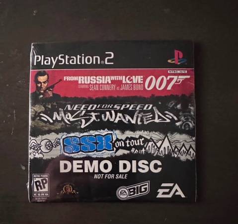 PlayStation 2 (PS2) Need for Speed SSX on Tour Demo Disc Brand New, Sealed 1