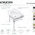 Kingston Brass VPB33087ST Fauceture White Console Sink w Brushed Brass 2 thumbnail