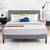 Brand New Queen Upholstered Tufted Platform Bed Frame with Headboard 4 thumbnail