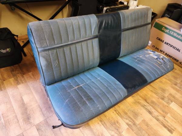 Square body Chevy folding seat with C10 K10 1