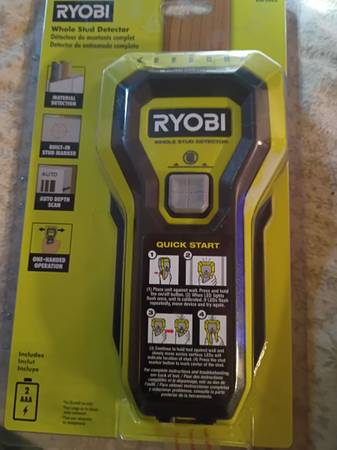 Ryobi whole stud detector NIB 1